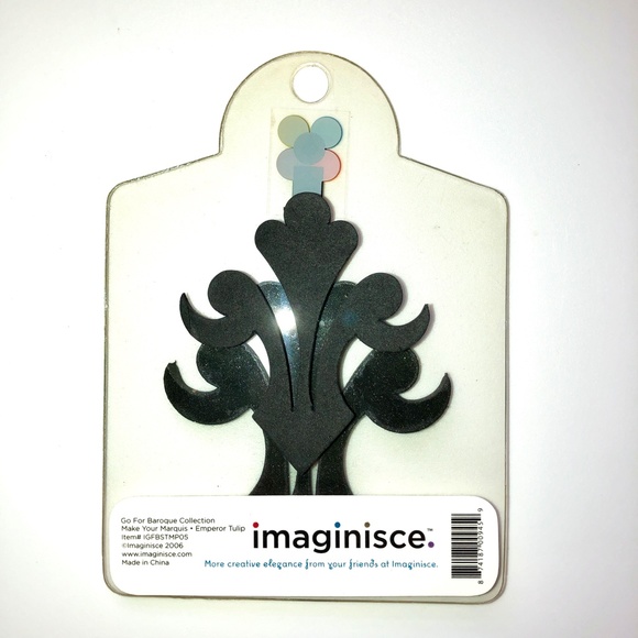 IMAGINISCE. Baroque Double Sided Acrylic Mount Foam Rubber Stamps, Set of 3 NEW! - Picture 4 of 9